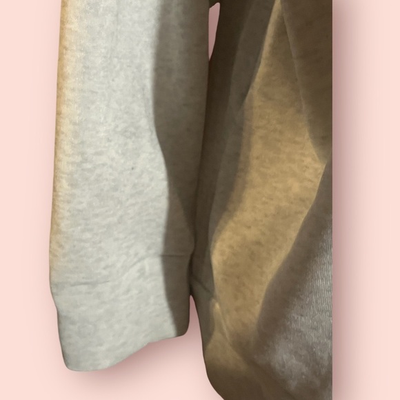 Plus Size Zipper Sweatshirt Casual Pullover Sweatshirt Womens Clothing, gray - Picture 3 of 4